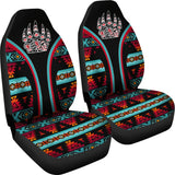 CSA-00217 Symbol Bear Pattern Native American Car Seat Cover