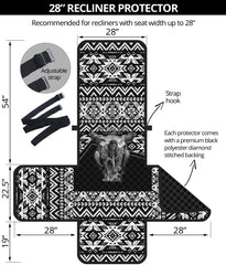 Powwow Storecsf0044 pattern native 28 recliner sofa protector