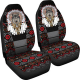 CSA-00231 Wolf Pattern Native American Car Seat Cover