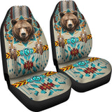 CSA-00223 Bear Pattern Native American Car Seat Cover