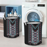 LB00338 Pattern Native American Laundry Basket