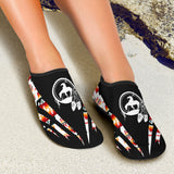 Powwow Storeaqs0033 tribe design native american aqua shoes