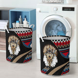 LB00342 Pattern Native American Laundry Basket