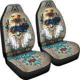 CSA-00227 Eagle Pattern Native American Car Seat Cover