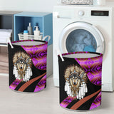 LB00358 Pattern Native American Laundry Basket