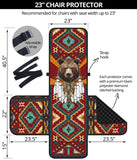 CSF-0067 Bear Native American 23" Chair Sofa Protector