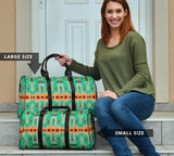 GB-NAT00062-05 Turquoise Tribe Design Travel Bag