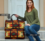 GB-NAT00068 United Tribes Brown Travel Bag