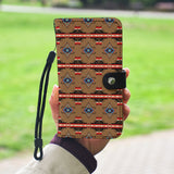 GB-HW00096 Pattern Brown Native Wallet Phone Case