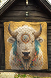 GB-NAT00912 Bison Pattern Native American Premium Quilt