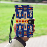 Powwow Storegb nat00062 04 navy tribe design native american wallet phone case new