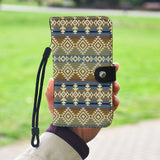 GB-NAT00750 Pattern Yellow Native American Wallet Phone Case