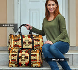 GB-NAT00022 Tribal Yellow Arrow Travel Bag