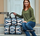 GB-NAT00528 Blue Colors Pattern Travel Bag