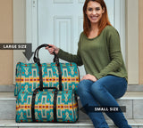 GB-NAT00062-05 Turquoise Tribe Design Travel Bag