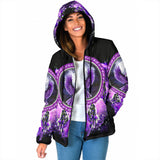 GB-NAT00908 Thunderbird Native Women's Padded Hooded Jacket