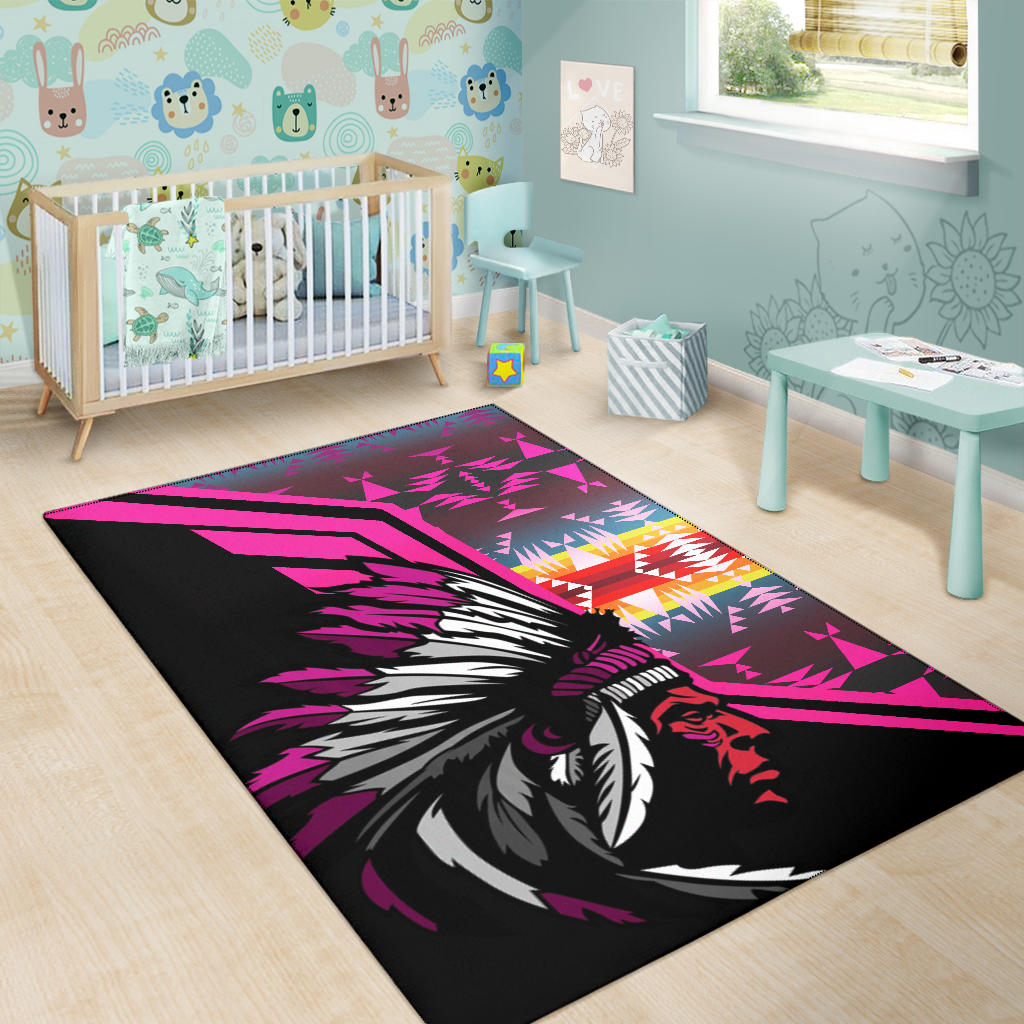 Powwow Storearr0010 pattern native area rug