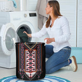 LB00337 Pattern Native American Laundry Basket