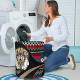 LB00342 Pattern Native American Laundry Basket