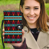 GB-HW0011313 Turtle Pattern Native American Wallet Phone Case