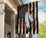 Powwow Storegb nat00108 feather native american flag decor