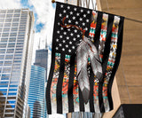 Powwow Storegb nat00108 feather native american flag decor