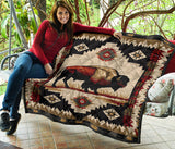 QLT-0015 Pattern Native American Premium Quilt