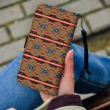 GB-HW00096 Pattern Brown Native Wallet Phone Case