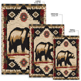 GB-NAT00900 Bear Native American Area Rug