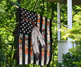 Powwow Storegb nat00108 feather native american flag decor