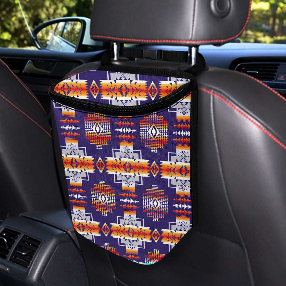 Powwow StoreGBNAT0004 Pattern Native Car Garbage Bag