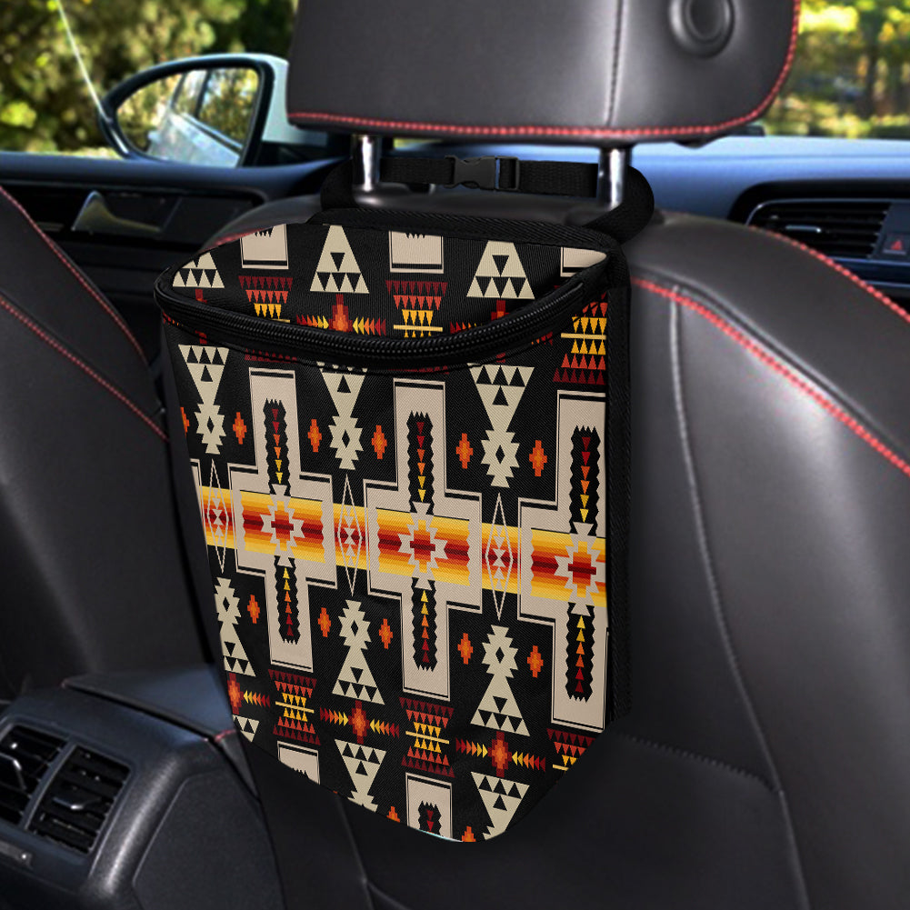 Powwow StoreGBNAT0006201 Pattern Native Car Garbage Bag