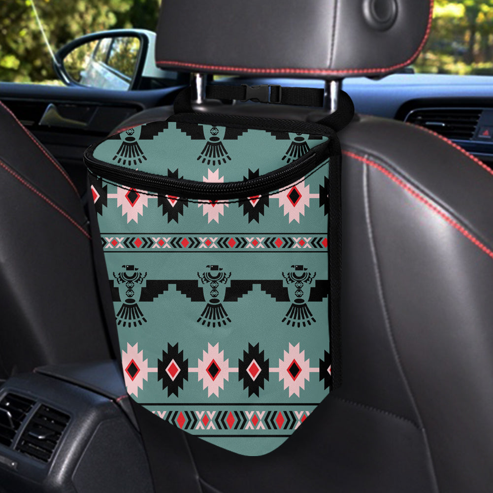 Powwow StoreGBNAT00312 Pattern Native Car Garbage Bag