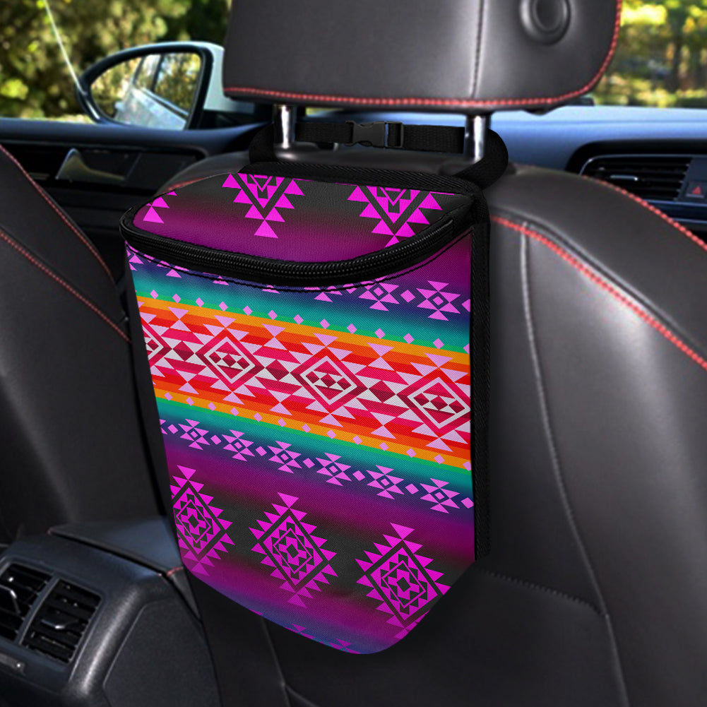 Powwow StoreGBNAT00680  Pattern Native Car Garbage Bag