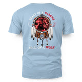 Heart Of A Warrior Soul Of A Wolf Red Unisex 2D T-Shirt - NAT240803-M004