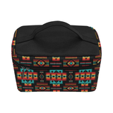 Powwow Store gb nat00046 02 black native tribes pattern native american isothermic bag