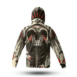 Powwow Store gb nat00238 native chief skull 3d hoodie with mask