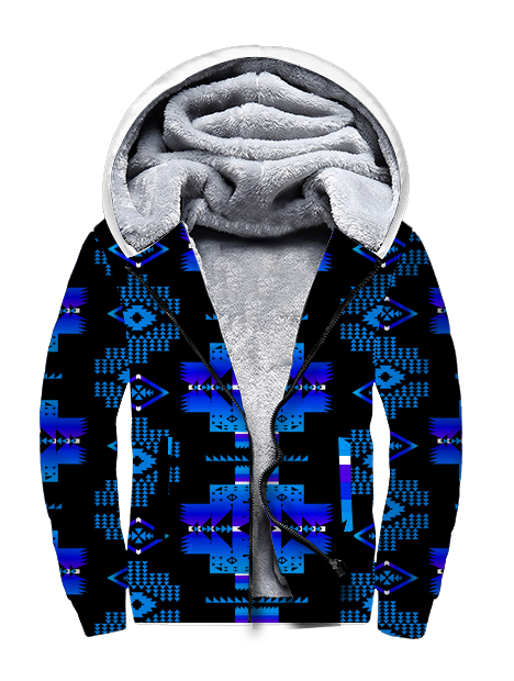 GB-NAT00720-02 Pattern Native 3D Fleece Hoodie