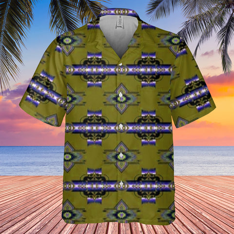 Powwow StoreGBHW000100 Pattern Native Hawaiian Shirt 3D