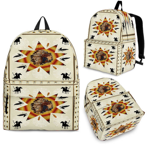 Tribe Chief & Warriors Native American Backpack - Powwow Store