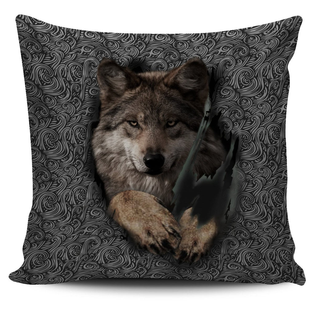 Escape Wolf Native American Pillow Covers