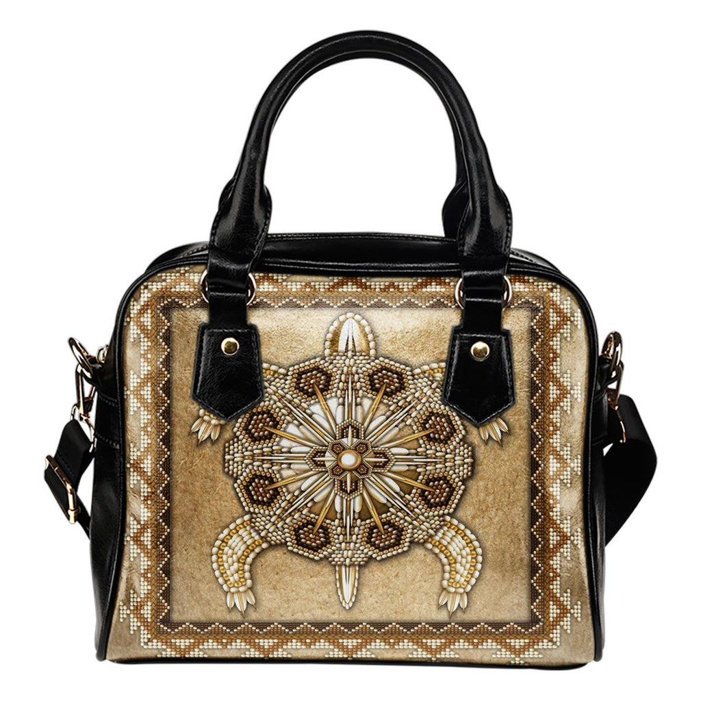 Turble Symbol Native American Premium Leather Handbag