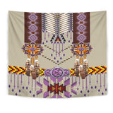 Powwow Store gb nat00069 03 purple pattern breastplate tapestry