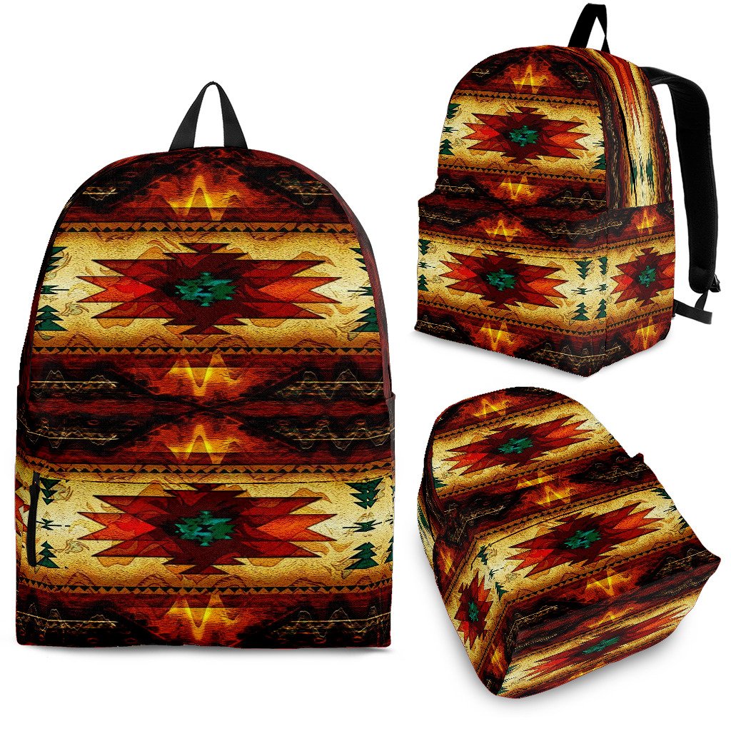 Southwest Brown Symbol Native American Backpack