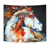 GB-NAT00121-TAPE01 Horse Native American Tapestry