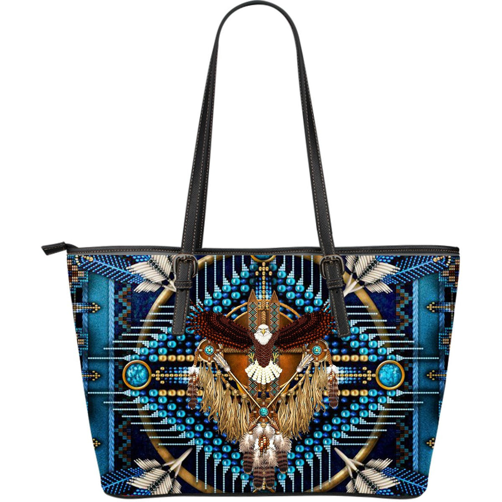 Mandala Blue Owl Native American Handbag