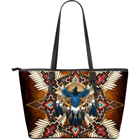 Mandala Brown Owl Native American  Handbag