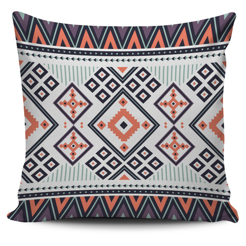 GB-NAT00318 Purple Tribals Design Pillow Covers
