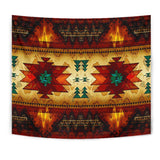 Southwest Brown Symbol Native American Tapestry - Powwow Store