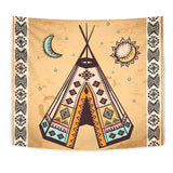 Moon Sun Native American Style Tapestry